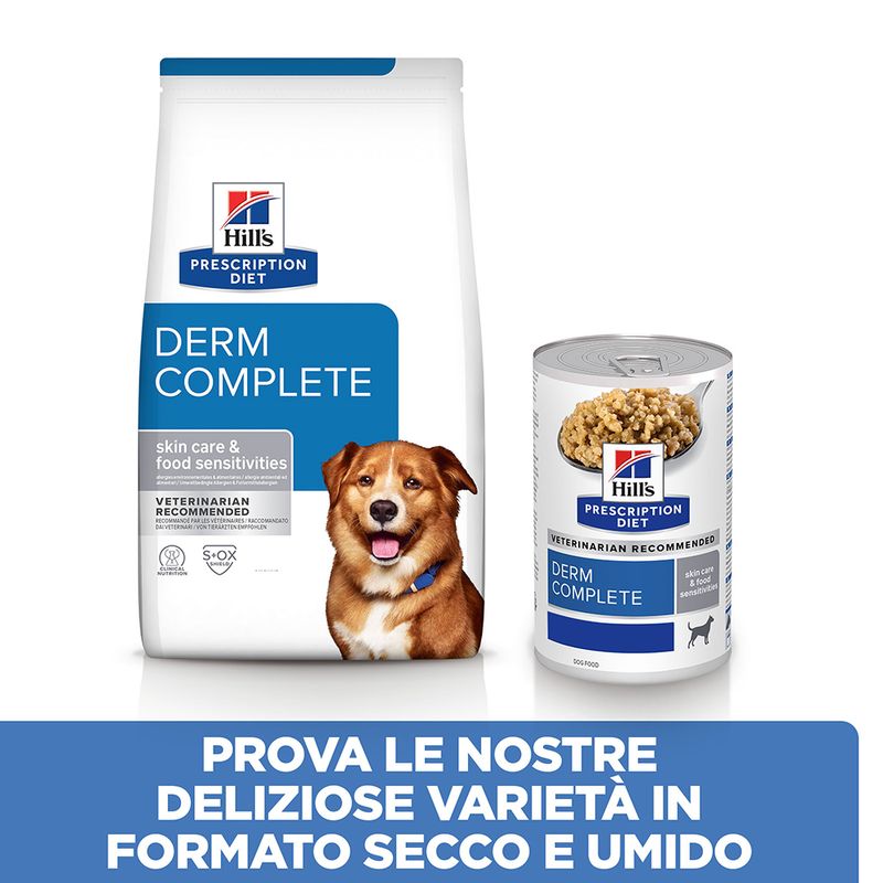 Bitiba Hill’s Prescription Diet Canine Derm Complete umido per cani In Linea