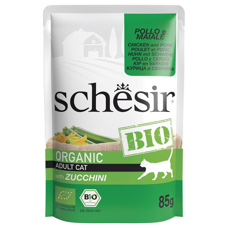 Bitiba Schesir Bio Buste 6 x 85 g Umido per gatto Nuovo
