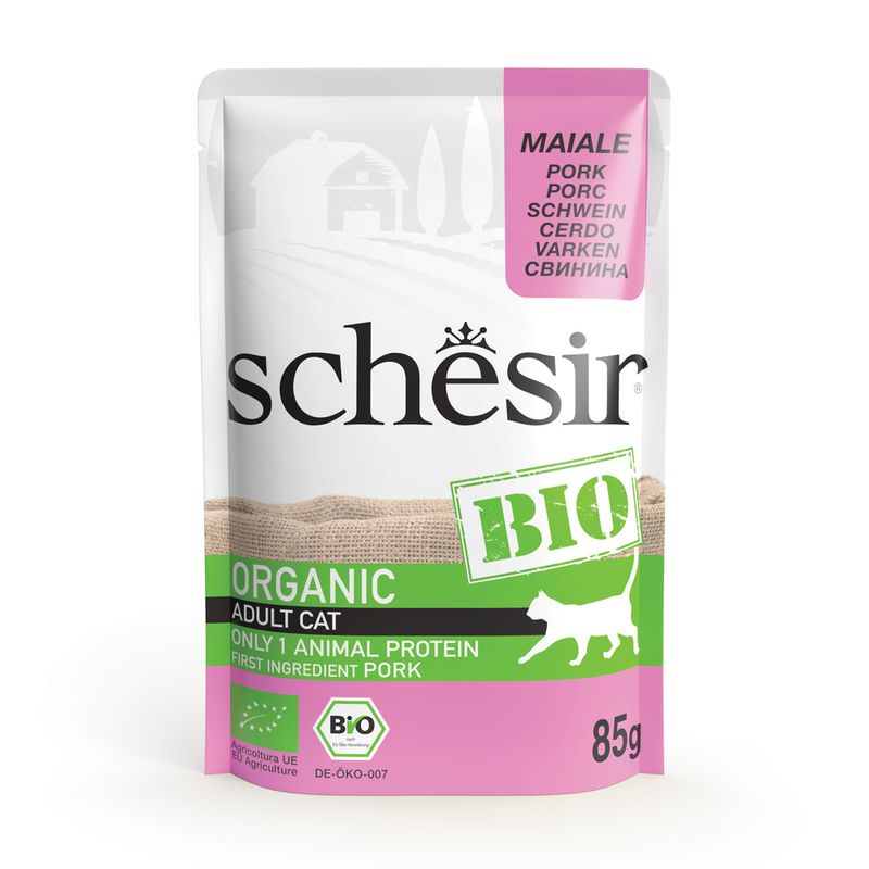 Bitiba Schesir Bio Buste 6 x 85 g Umido per gatto Nuovo