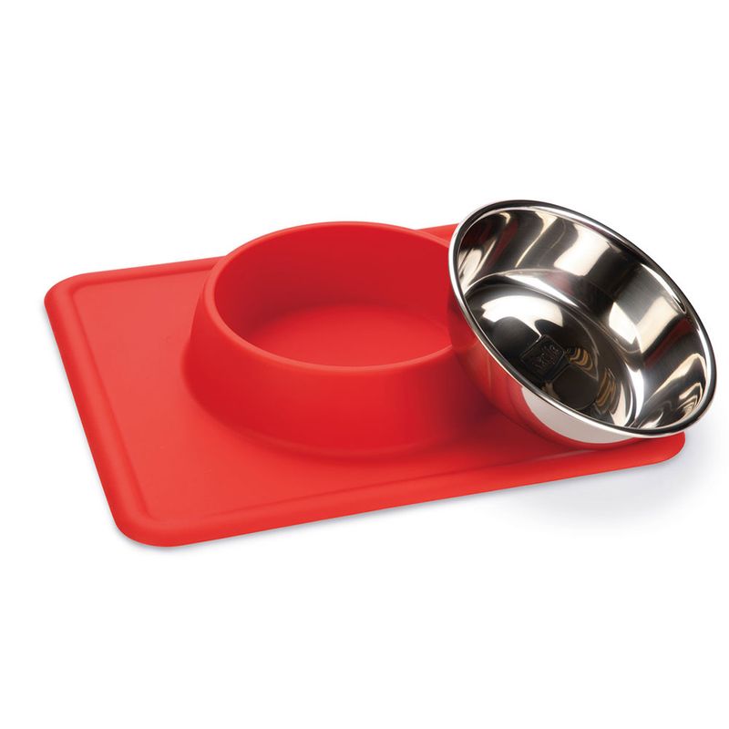 Bitiba Ciotola in acciaio Karlie Dex con supporto in silicone Pezzi Unici