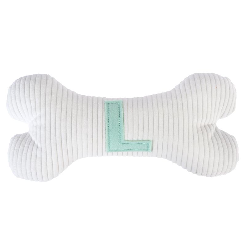 Bitiba Osso di peluche TIAKI con lettera “L”