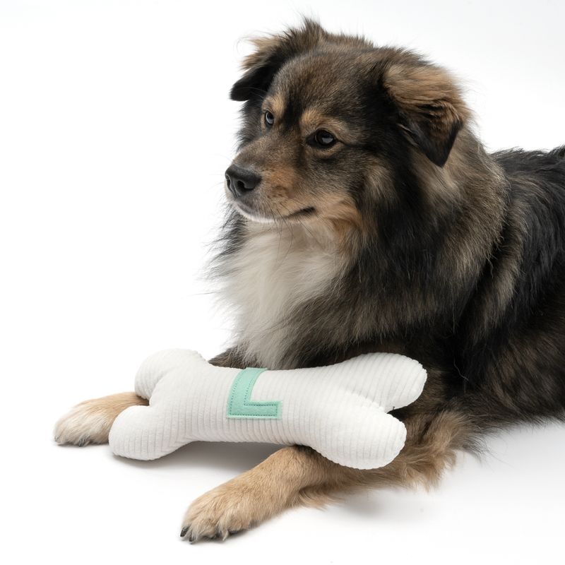 Bitiba Osso di peluche TIAKI con lettera “L” Qualità Garantita