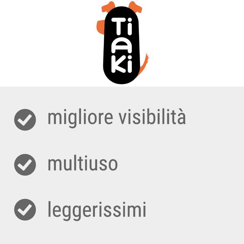 Bitiba Set figure riflettenti TIAKI per cane Consegna Veloce