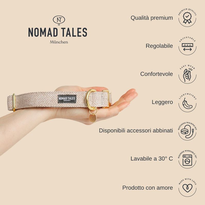 Bitiba Collare Nomad Tales Calma pietra Offerta
