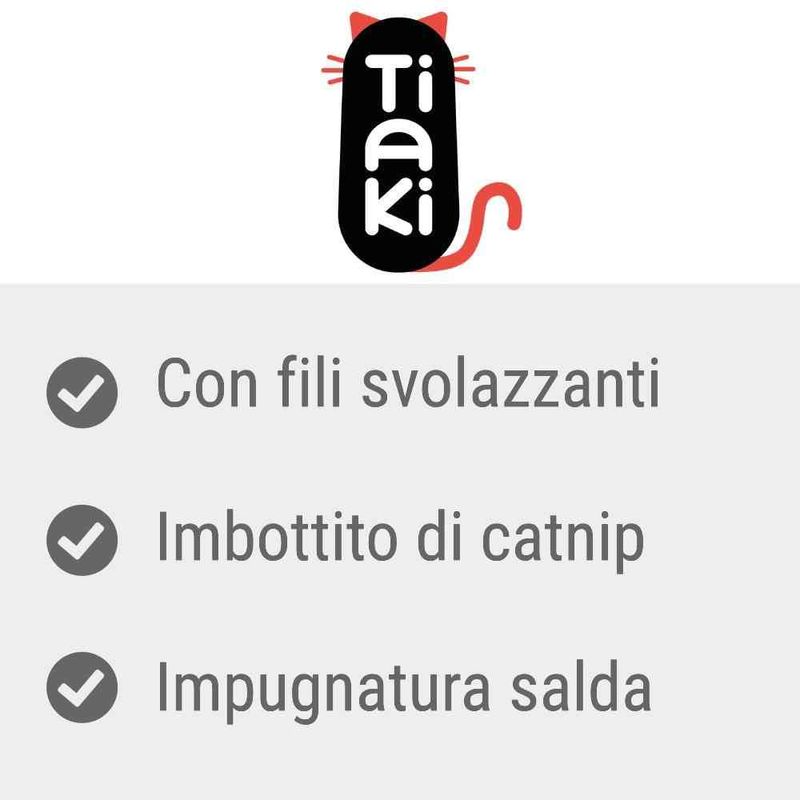 Bitiba Cannetta gioco per gatti TIAKI con anello I Più Venduti