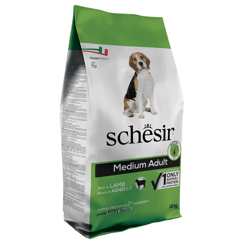 Bitiba Schesir Medium Adult con Agnello Crocchette per cane Negozio