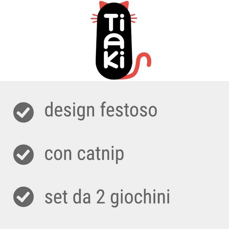 Bitiba Gioco per gatti TIAKI Christmas Candy con catnip Promozione