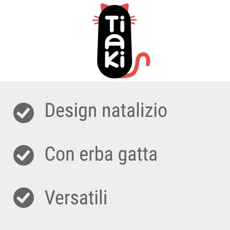 Bitiba Set di giocattoli per gatti TIAKI Xmas Qualità Garantita