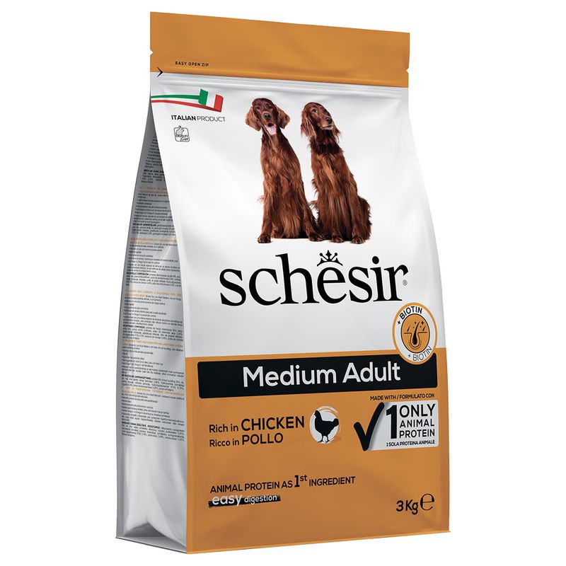Bitiba Schesir Medium Adult con Pollo Crocchette per cane Negozi Online