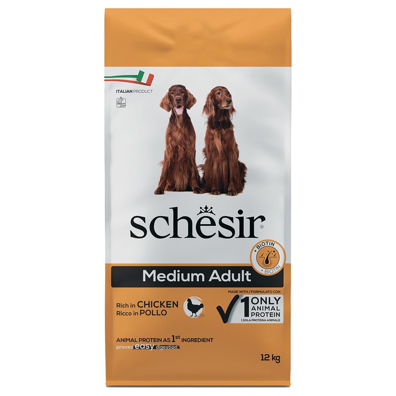 Bitiba Schesir Medium Adult con Pollo Crocchette per cane Negozi Online