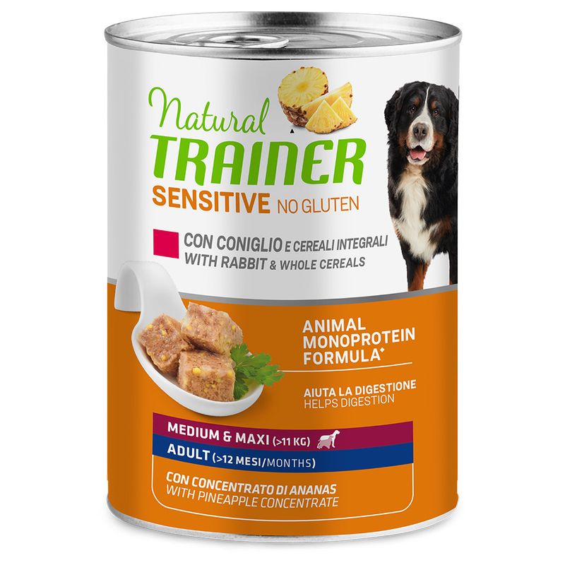 Bitiba Natural Trainer Sensitive No Gluten Medium & Maxi Adult Umido per cane