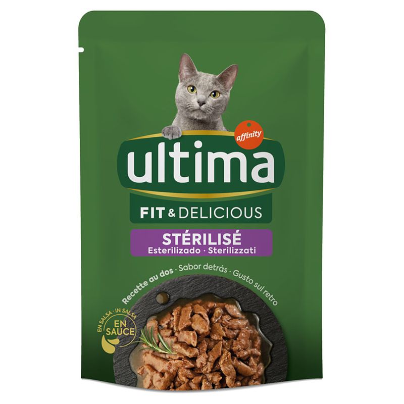 Bitiba Ultima Cat Sterilized 8 x 85 g Umido per gatto Fino Al -60%