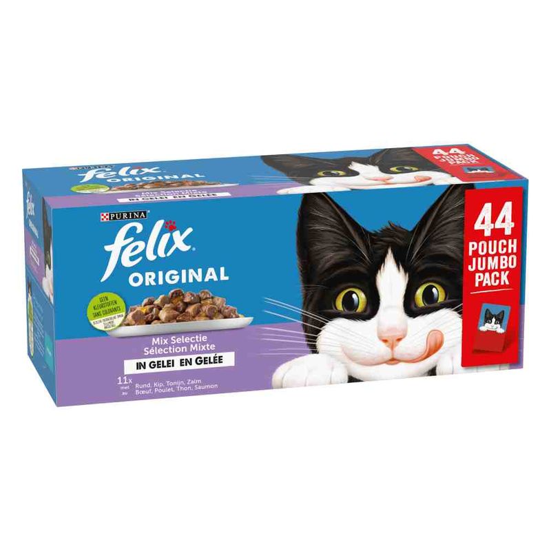 Bitiba Felix Original Selezione mista in gelatina 44 x 85 g Umido gatto