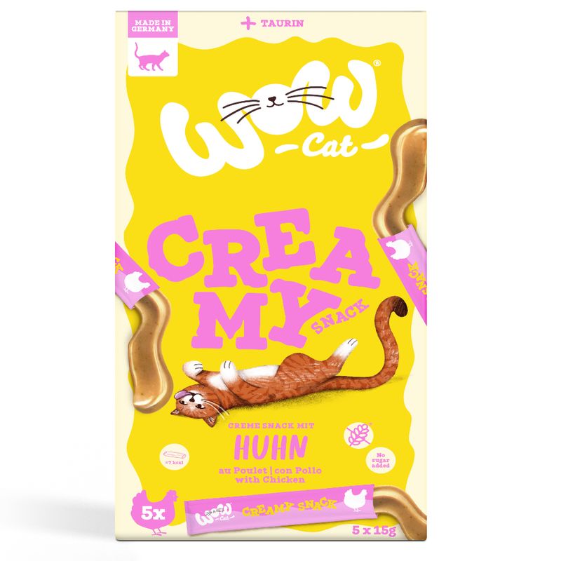 Bitiba WOW Creamy Snack 5 x 15 g per gatto