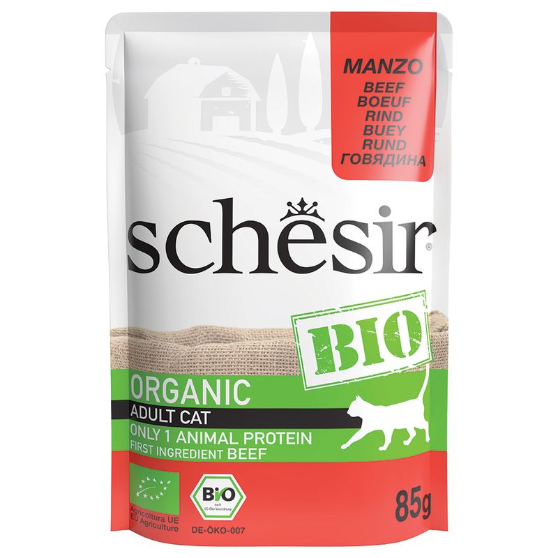 Bitiba Schesir Bio Buste 16 x 85 g Umido per gatto Convenienza