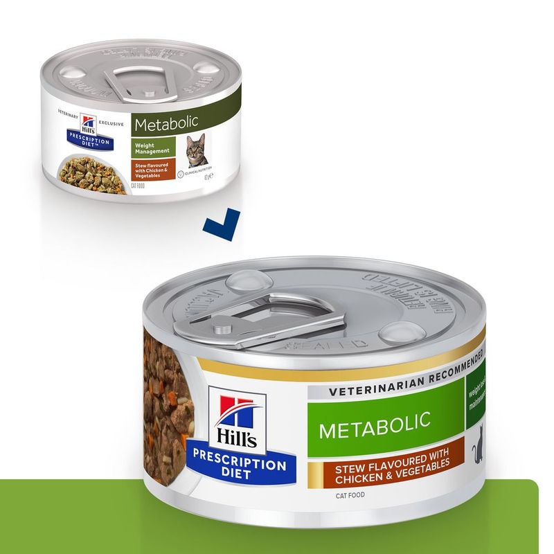 Bitiba Hill’s Prescription Diet Metabolic Spezzatino con Pollo umido per gatto Offerta