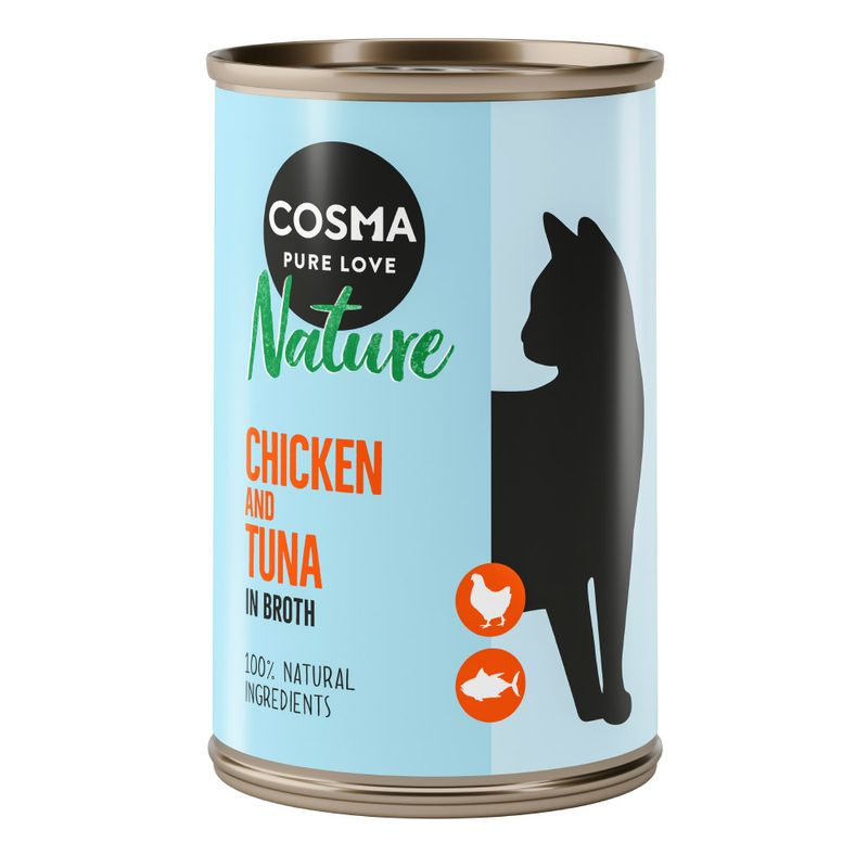 Bitiba Fai scorta Cosma Nature 12 x 140 g Alimento umido per gatti Vendita Calda