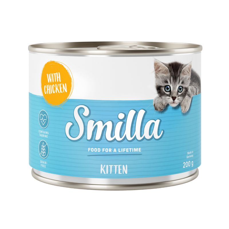Bitiba Fai scorta Smilla Kitten 24 x 200 g Alimento umido per gatti Saldi Di Fabbrica
