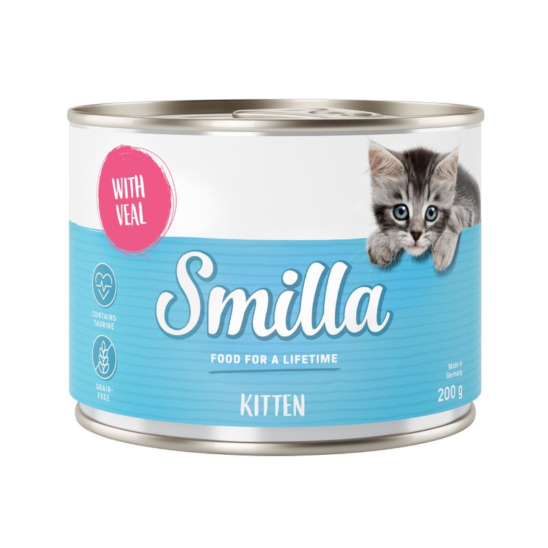 Bitiba Fai scorta Smilla Kitten 24 x 200 g Alimento umido per gatti Saldi Di Fabbrica
