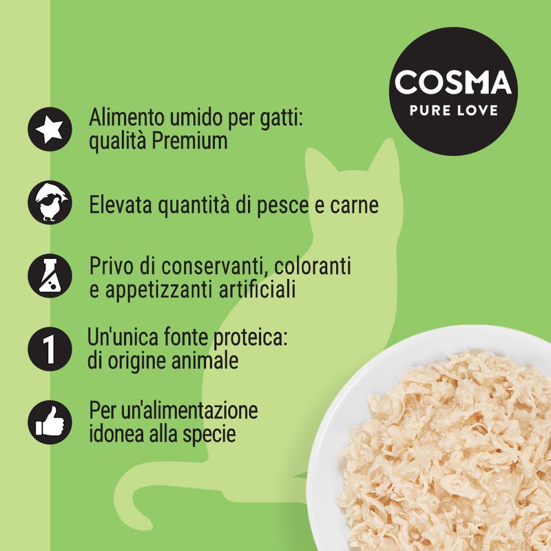Bitiba Fai scorta Cosma Original in gelatina 24 x 85 g Vendite Flash