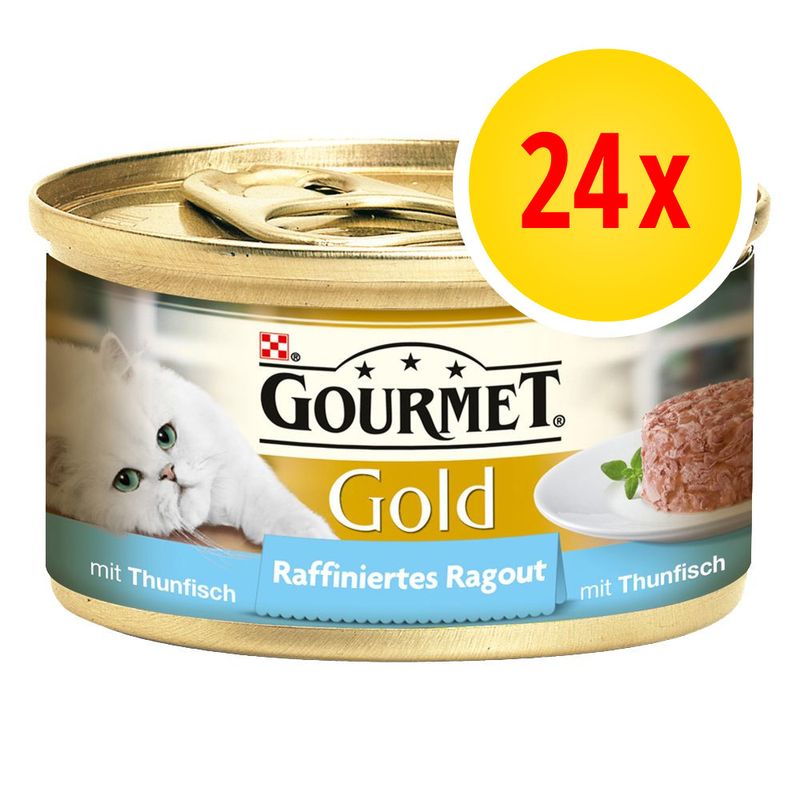 Bitiba Fai scorta Gourmet Gold Tortini 24 x 85 g Alimento umido per gatti