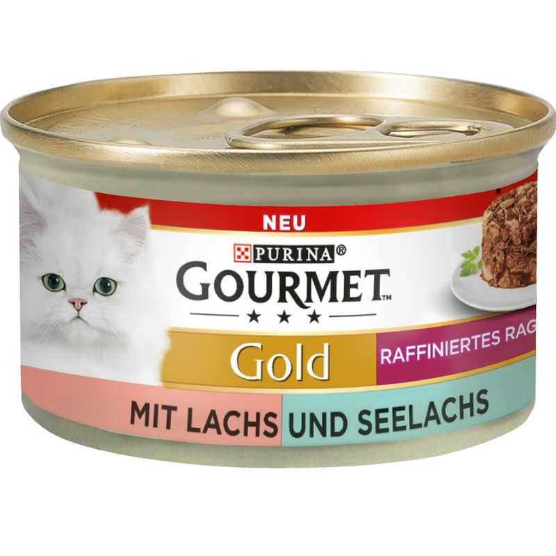 Bitiba Fai scorta Gourmet Gold Tortini 24 x 85 g Alimento umido per gatti Pezzi Unici