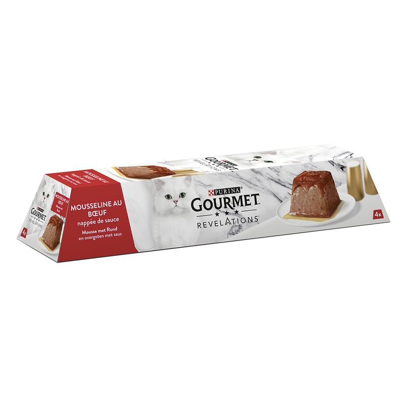 Bitiba Fai scorta Gourmet Revelations Mousse 12 x 57 g Alimento umido per gatti Soddisfazione Garantita