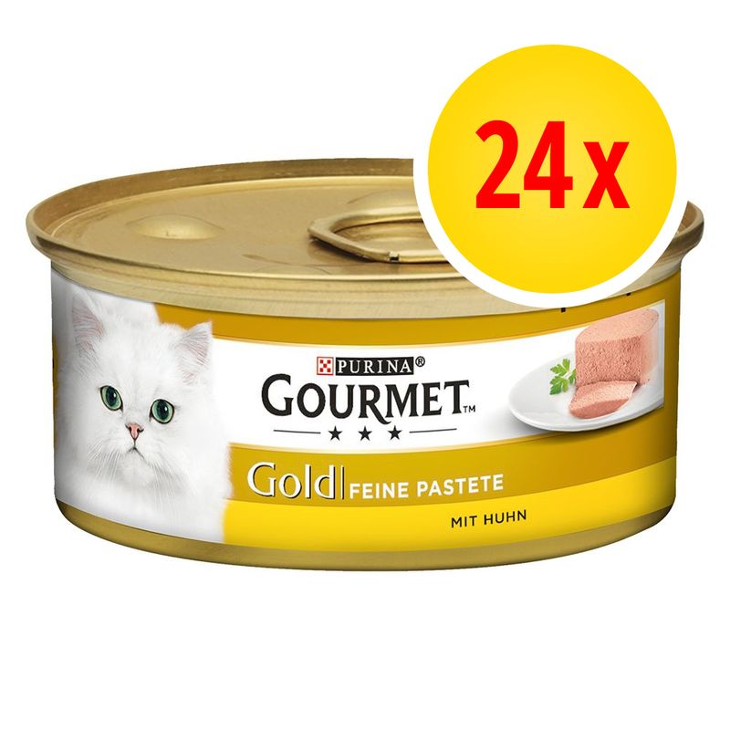 Bitiba Fai scorta Gourmet Gold Mousse 24 x 85 g Alimento umido per gatti