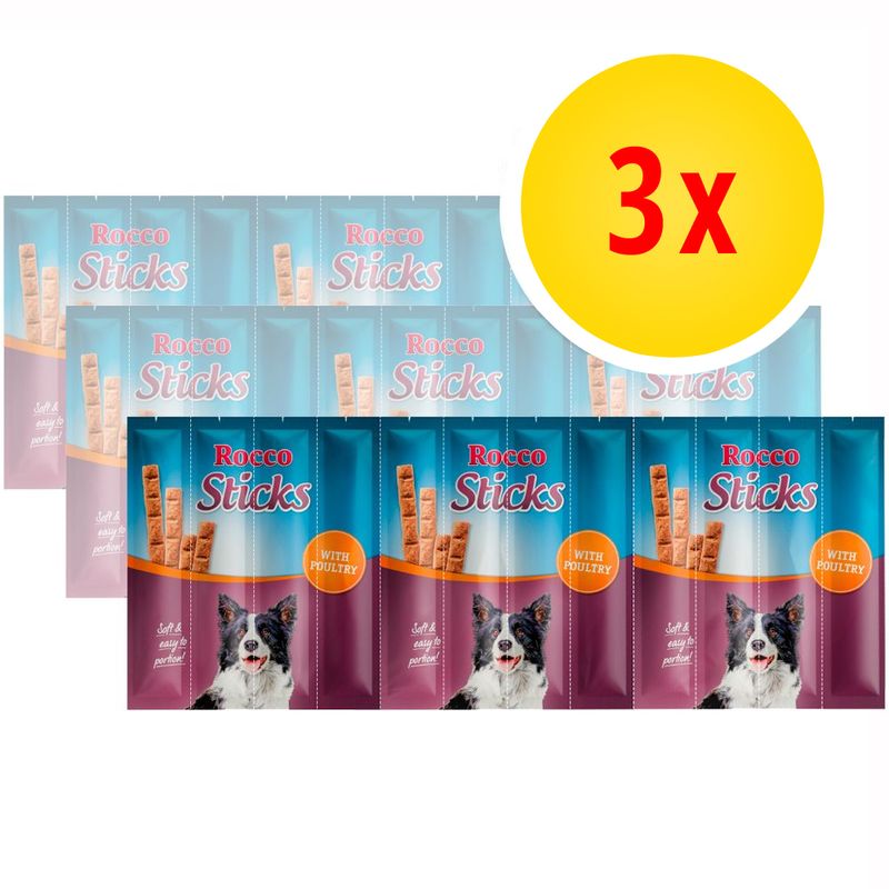 Bitiba Fai scorta Rocco Sticks 3 x 12 pz Snack cane