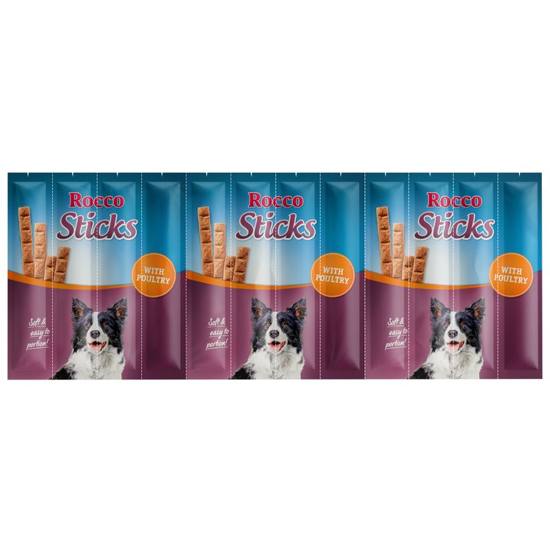 Bitiba Fai scorta Rocco Sticks 3 x 12 pz Snack cane Negozi Online