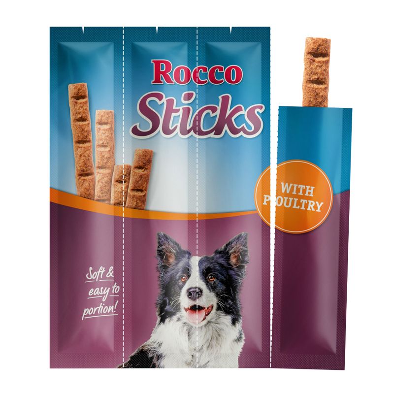 Bitiba Fai scorta Rocco Sticks 3 x 12 pz Snack cane Negozi Online