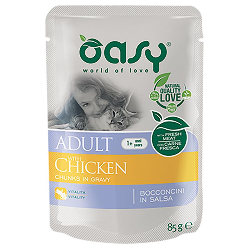 Bitiba Fai scorta Oasy Bocconcini Buste 24 x 85 g Alimento umido per gatti Acquista Ora