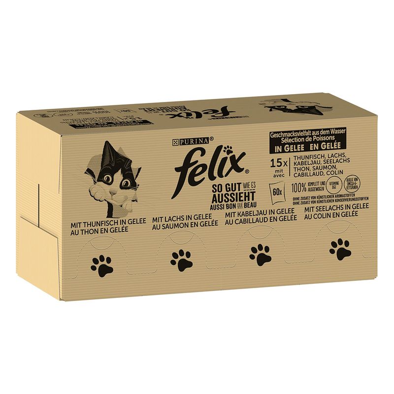 Bitiba Maxi formato: Felix Le Ghiottonerie 120 x 85 g Alimento umido per gatti Shopping Online