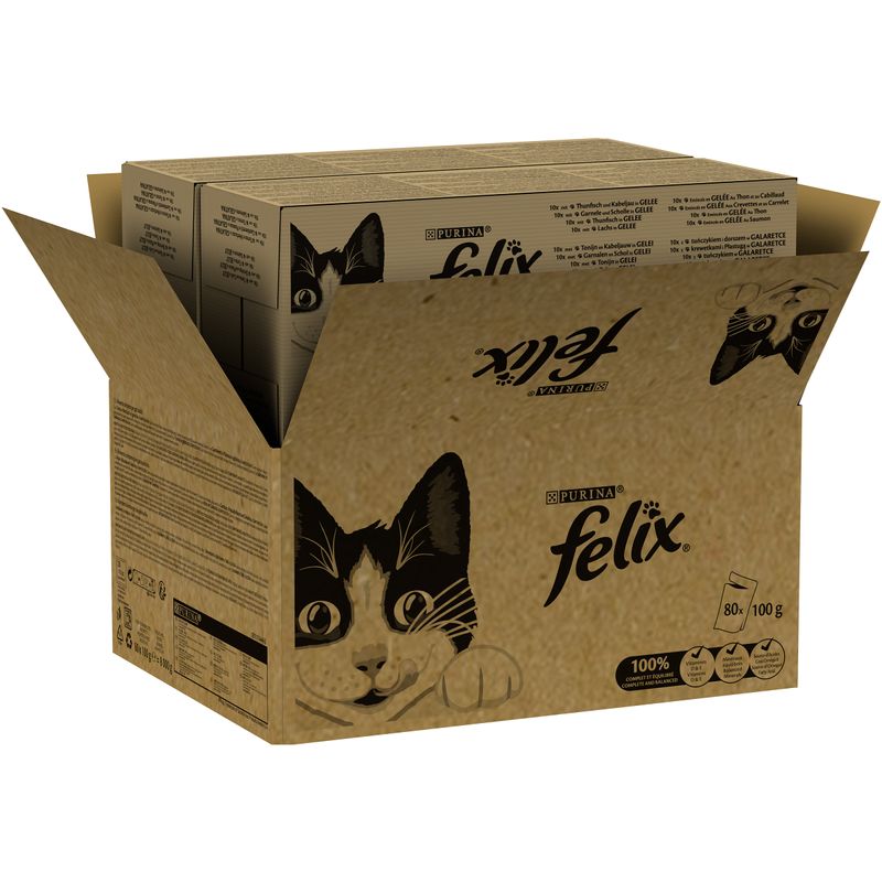 Bitiba Felix Classic 80 x 85 g Alimento umido per gatti