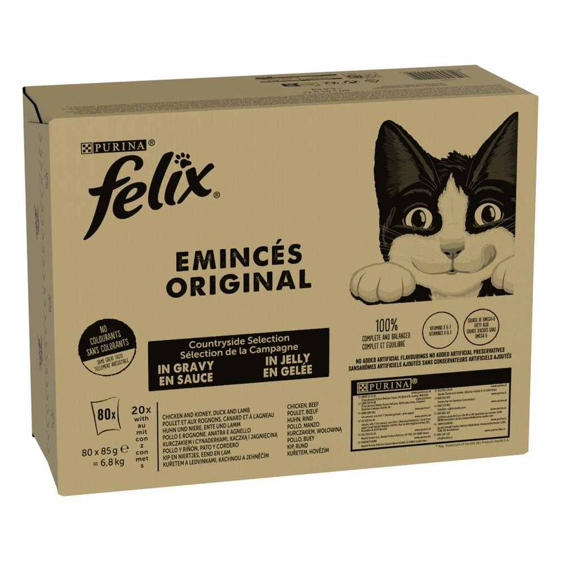 Bitiba Felix Classic 80 x 85 g Alimento umido per gatti Affare Del Giorno