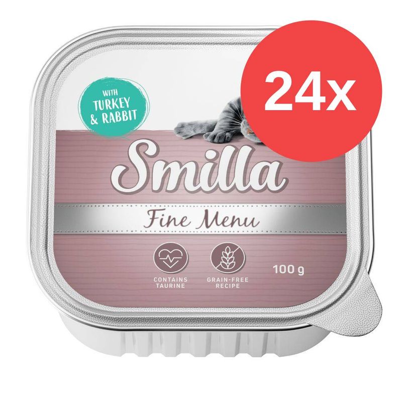 Bitiba Fai scorta Smilla Fine Menù 24 x 100 g Alimento umido per gatti