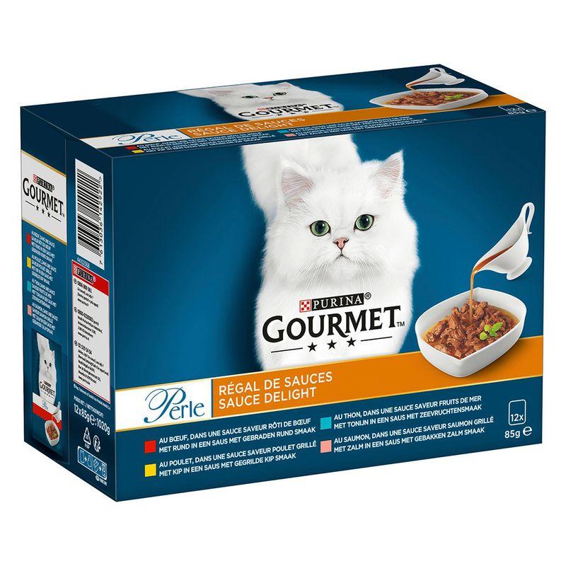 Bitiba Fai scorta Gourmet Perle Selezione mista 24 x 85 g umido per gatti Novità