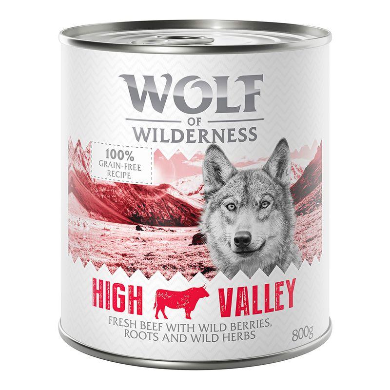 Bitiba Fai scorta Wolf of Wilderness Adult 12 x 800 g umido per cane Economico