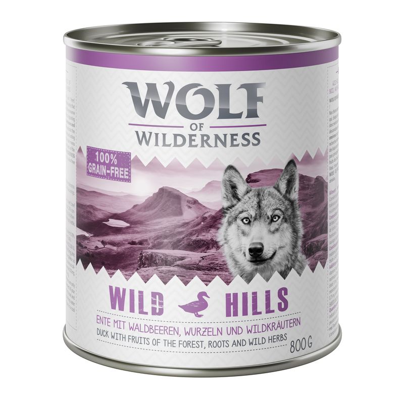 Bitiba Fai scorta Wolf of Wilderness Adult 12 x 800 g umido per cane Economico