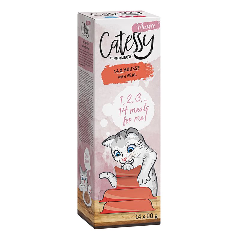 Bitiba Catessy Mousse Vaschette 56 x 90 g Umido per gatto Moda
