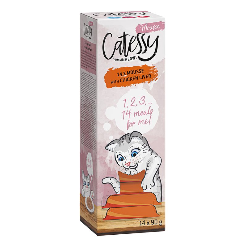 Bitiba Catessy Mousse Vaschette 56 x 90 g Umido per gatto Moda