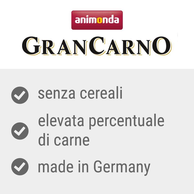 Bitiba animonda GranCarno Adult 48 x 400 g Pacco misto Umido per cane Italia