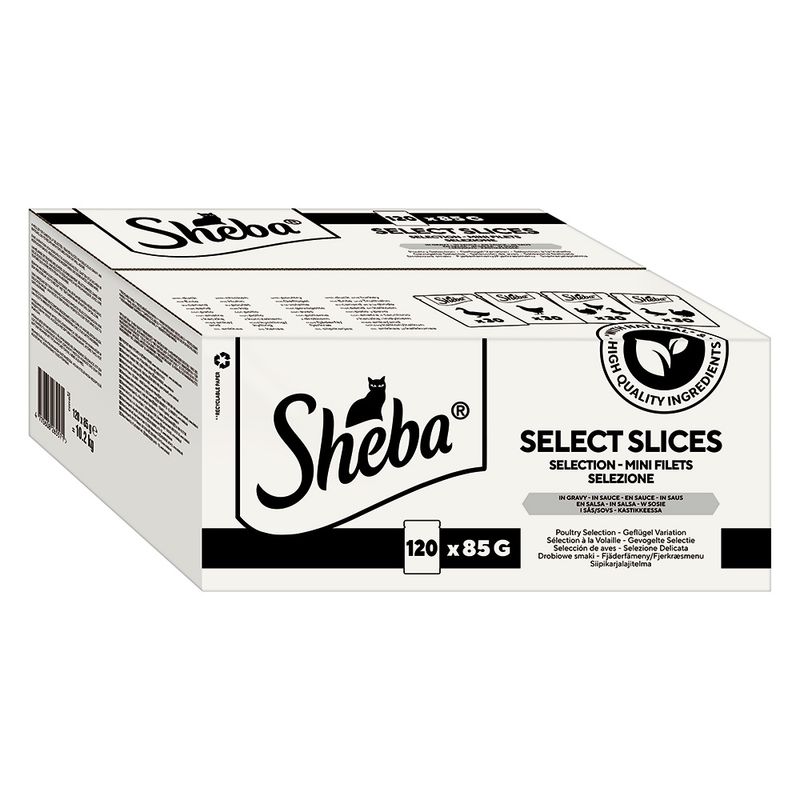 Bitiba Sheba Variazioni Buste 120 x 85 g Umido per gatto In Linea