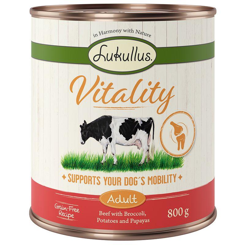 Bitiba Lukullus Vitality 24 x 800 g - senza cereali Alimento umido per cane Acquista Ora