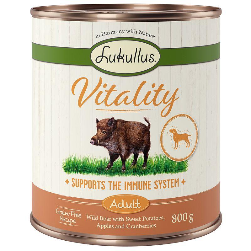Bitiba Lukullus Vitality 24 x 800 g - senza cereali Alimento umido per cane Acquista Ora
