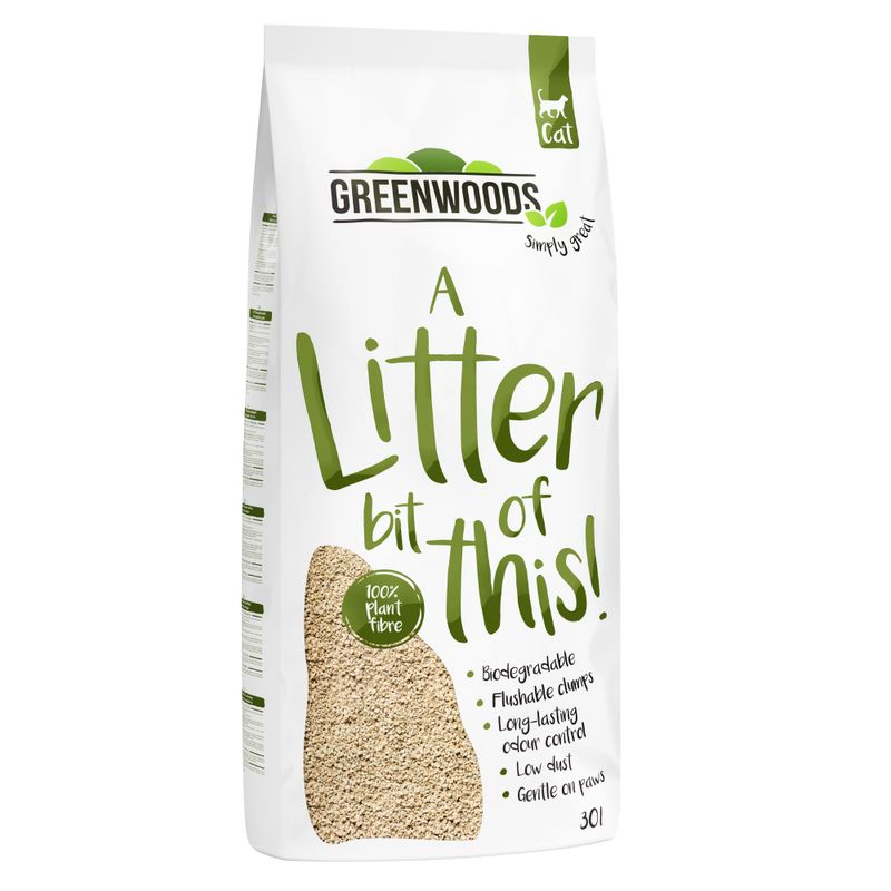 Bitiba Lettiera vegetale Greenwoods Plant Fibre In Linea
