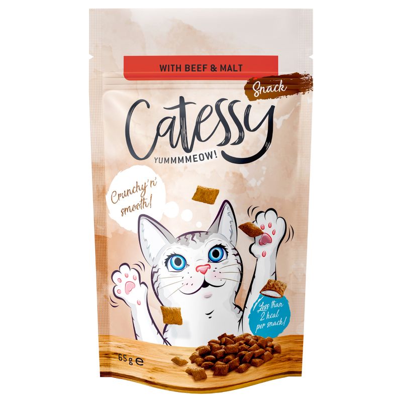 Bitiba Catessy Snack Croccanti Antihairball con Manzo e Malto