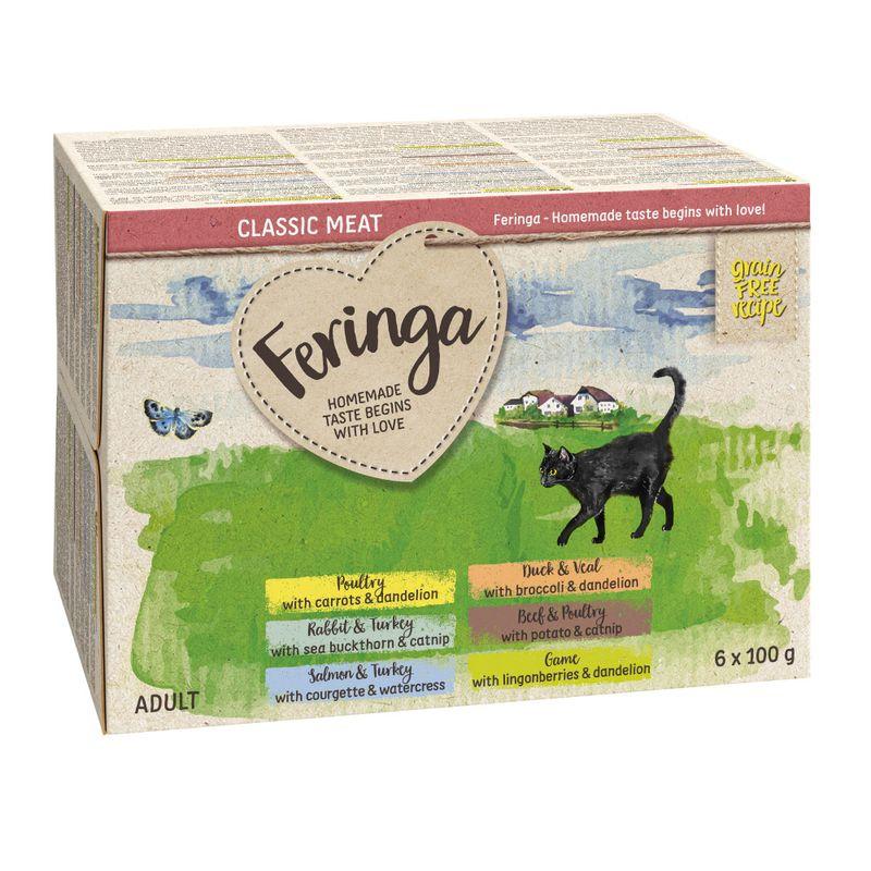 Bitiba Feringa Classic Meat Vaschette 24 x 100 g Alimento umido per gatto Spedizione Gratuita