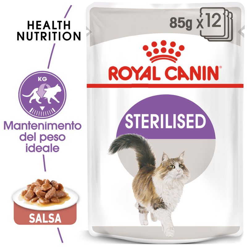 Bitiba Royal Canin Sterilised umido in Salsa per gatti Novità