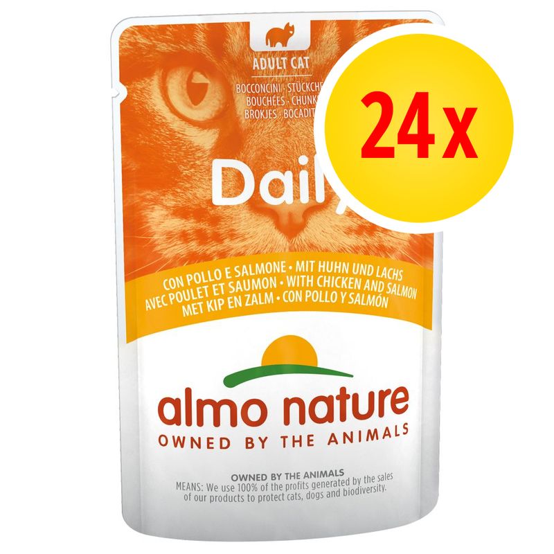 Bitiba Almo Nature Daily Menu 24 x 70 g Alimento umido per gatto